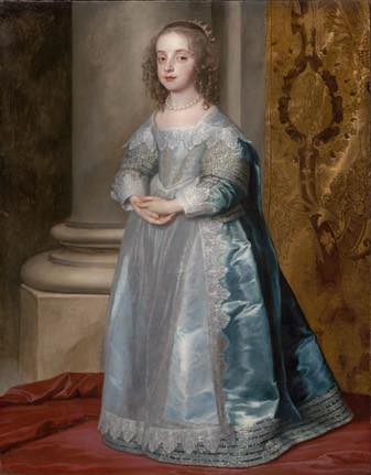 Mary Stuart daughter of Charles I 1637 by Sir Anthony van Dyck 1599-1641 Boston Museum of Fine Arts